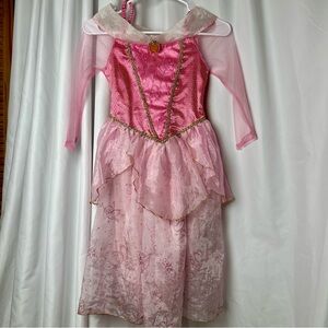 Disney Aurora Sleeping Beauty Pink and Gold Princess Costume 5/6